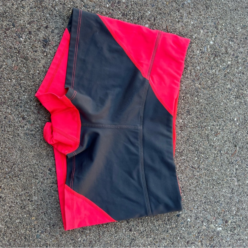 rabbit - “First Place” - pink and grey running shorts - size medium